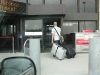 Fabian war der erste, der auf Terminal B abgesetzt wurde. Bye Bye