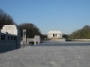 World War II Memorial mit Blick auf Lincoln Memorial