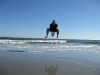 Jumppicture am Strand