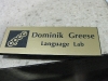 Mein Namensschild vom Language Lab
